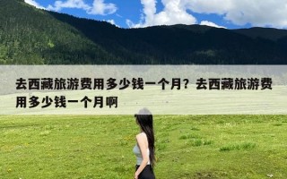 去西藏旅游费用多少钱一个月？去西藏旅游费用多少钱一个月啊