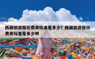 西藏旅游报价费用标准是多少？西藏旅游报价费用标准是多少啊