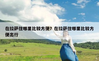 在拉萨住哪里比较方便？在拉萨住哪里比较方便出行