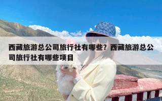 西藏旅游总公司旅行社有哪些？西藏旅游总公司旅行社有哪些项目