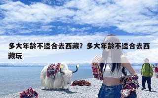 多大年龄不适合去西藏？多大年龄不适合去西藏玩