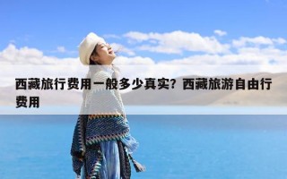 西藏旅行费用一般多少真实？西藏旅游自由行费用