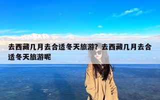 去西藏几月去合适冬天旅游？去西藏几月去合适冬天旅游呢